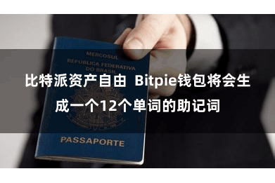 比特派资产自由  Bitpie钱包将会生成一个12个单词的助记词