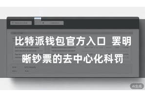 比特派钱包官方入口  罢明晰钞票的去中心化科罚